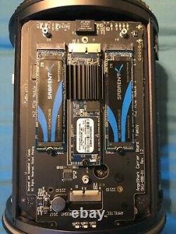 Amfeltec Angelshark nvme PCIe SSD 3-slot Adapter Card Mac Pro 2013 INSANE SPEEDS