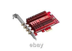 Asus PCE AC88 AC3100 4x4 802.11AC PCIe Adapter 4GHz Band Compact Installation