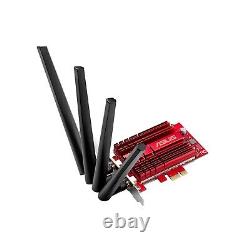 Asus PCE AC88 AC3100 4x4 802.11AC PCIe Adapter 4GHz Band Compact Installation