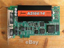 Audioscience ASI6614 PCIe digital audio adapter / broadcast sound card