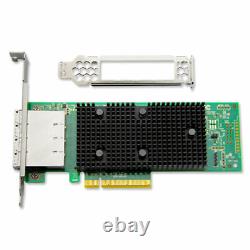 BROADCOM 9400-16e 05-50013-00 12Gb/s 16-Port SAS PCI-E 3.1 x8 Ext. Tri-Mode HBA