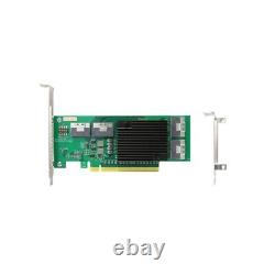 CNS44PE16 NVMe U. 2 to PCIe 3.0 X16 Adapter Board Expansion Card Fit SFF8654