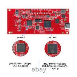 CY PCI-E SSD Nvme NGFF M-key to Type-C USB4 40Gbps Convert Card Cable USB-C