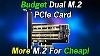 Cheap M 2 Expansion Card Dual M 2 Pcie Adapter Sata Nvme Ssd Pci E Host Controller Expansion Card