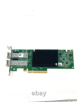 DELL EMULEX LPE35002 32GB Fibre Channel HBA Low Profile Bracket WithSFP's 4VDY3