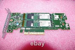 DELL K4D64 2x M. 2 PCIE Boss Controller Adapter Card with 2x 240GB SATA SSD 919J9