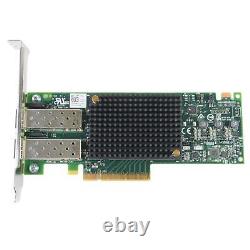 DELL RXNT1 EMULEX LPe31002-M6-D 16GBps 2-Port PCI-E 3.0 x8 Fibre Channel HBA