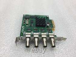 DekTec DTA-2144 R3 Quad ASI/SDI input output adapter PCI-E Card Tested & Working