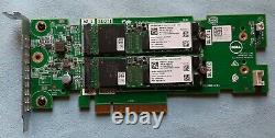 Dell BOSS-S1 M. 2 SSD PCIe adapter card with 2x Intel 120GB SSDs 51CN2 GKJ0P