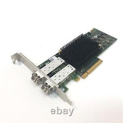 Dell Emulex LPE31002 Full-Height Dual-Port 16Gb Fibre-Channel HBA RXNT1 with SFPs