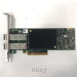 Dell Emulex LPE31002 Full-Height Dual-Port 16Gb Fibre-Channel HBA RXNT1 with SFPs