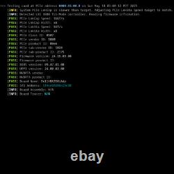 Dell HBA350i Adp NFYVN 12Gb SAS-3 PCIe 4.0 HBA IT Mode for ZFS TrueNAS Unraid