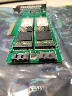 Dell M. 2 SATA SSD PCIE Slot Controller Adapter Card 777259-002 With 2x 240gb