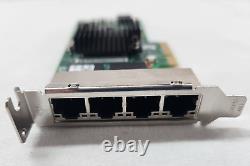 Dell NM8TT Intel I350-T4 Quad Port 1Gbps RJ-45 PCIe Network Adapter Card
