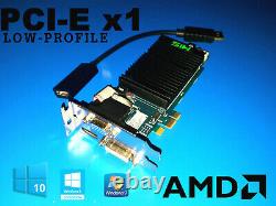 Dell OptiPlex 7010 7020 990 9010 9020 SFF 1GB Video Card + HDMI Adapter PCIe x1