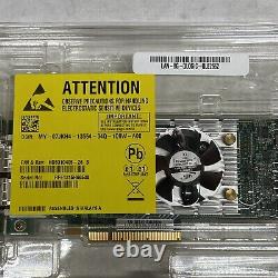 Dell QLogic QLE2662L-DEL Dual Port 16Gb FC SFP PCIe Server Adapter Card with SFP's