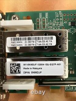 Dell QLogic QLE2772L-DEL Dual-Port 32GbE Fibre Adapter QLE2772 with SFPs 0NMDJF