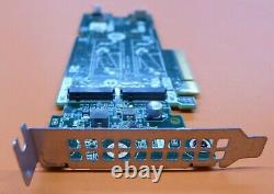 Dell SSD M. 2 PCIe X2 Solid State Storage Adapter Card Low Profile Bracket 61F54