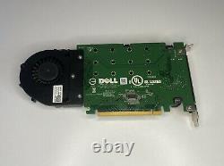 Dell Ultra SSD M. 2 PCIe x4 NVME Adapter Card 80G5N 6N9RH TX9JH, practically new