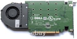Dell Ultra-Speed Drive Quad NVMe M. 2 PCIe x16 Card Adapter Only
