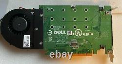Dell Ultra-Speed Drive Quad NVMe M. 2 PCIe x16 Card P/N 06N9RH (Adapter Only)