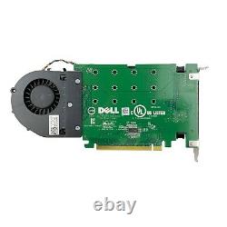 Dell Ultra-Speed Drive Quad PCIe x16 Adapter Card Up to 4x NVMe M. 2 SSD Support