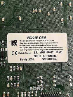 Digigram VX222e PCIe Broadcast Digital Audio Sound Adapter Card