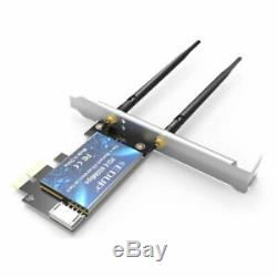 Dual Band AC 600M PCI-E Card Wireless Bluetooth Adapter Dongle Low Profile