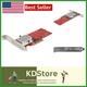 Dual M. 2 Pcie Adapter Card With Software Raid Functionality For Maxed Out Speeds