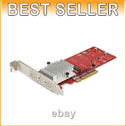 Dual M. 2 PCIe SSD Adapter Card for Enhanced Storage Mac & PC Compatible