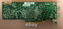Emulex LPE16002 Dual Port 16Gb/s SFP+ FC Network Adapter Card + 2x SFP Modules