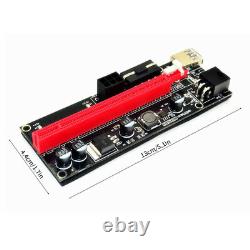 Ethereum PCI-E 1x to 16x Powered USB3.0 GPU Riser Extender Adapter Card VER009s