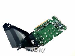 FOR DELL PCIe Adapter Card TX9JH Supports 4 M. 2 SSDs 14G to Connect M. 2 SSD