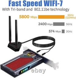 Fenvi PCI-E WiFi 7 & Bluetooth 5.4 Adapter Revolutionary Tri-Band Connectivity