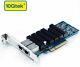 For Intel X540-t2 10gb Adapter Interface Network Card 2x Rj45 Ports Pcie 2.1 X8