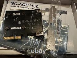 GIGABYTE GC-AQC113C 10GbE Network Adaptor PCI-E 4.0 Card with RJ-45 Port
