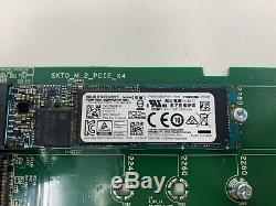 Genuine Dell SSD M. 2 PCIe x2 Storage Adapter Card NTRCY, 023PX6 with 256Gb m. 2