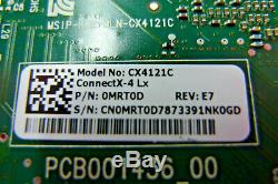 Genuine Mellanox CX4121C Dual Port 25GbE SFP PCIe Adapter Card Dell MRT0D