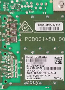 HPE 1P 840QSFP28 / Mellanox CX455A 100Gb EDR Infiniband / 100GbE Adapter
