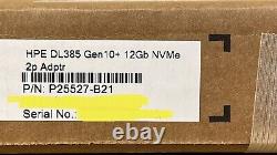 HPE DL385 Gen10 Plus and V2 PCI-e 2-Port Adapter Direct Attach x4 NVMe Retimer