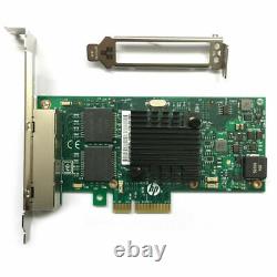 HPE Ethernet 1Gb 4-port 366T Adapter, PCIE 2.1x4, 4 Port, 10/100/1000Base-T Card