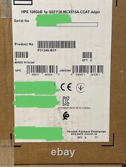 HPE Mellanox 100GbE Ethernet 1 port QSFP28 ConnectX-5 Network Adapter PCI-e x16