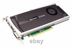 HP 616076-001 Nvidia Quadro 4000 2GB PCIe Graphics Adapter Card 608533-002