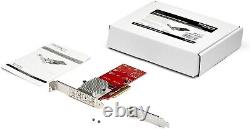 High Performance Dual M. 2 PCIe SSD Adapter Card Supports 2242, 2260, 2280