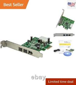 High-Speed 3 Port IEEE1394 PCI Express FireWire Card Adapter PCIe 1394b/1394a