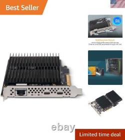 High-Speed PCIe Card with Dual NVMe SSD Slots & 10Gbps USB-C Connectivity