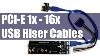 How To U0026 Why Use Pci E 1x 16x Usb Extension Riser Cables