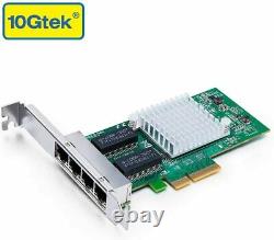Intel I350T4 1GbE Network Adapter Quad Port Ethernet Server Adapter PCI-E X4