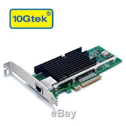 Intel X540-T1,10Gb PCIE Converged Network Adapter, 10Gb NIC Single RJ45 Port Card