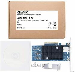 Intel X540-T1 10 Gigabit Ethernet Converged Network Adapter PCI-E X8 Single Port